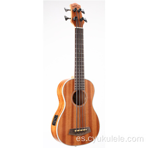 UB-113 traje de cuerda negro ukelele